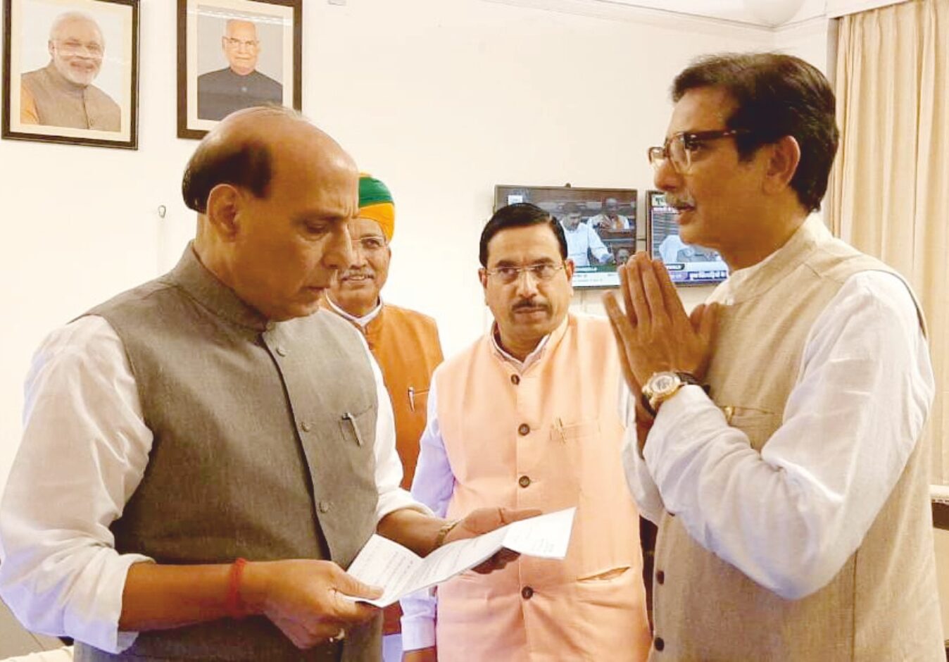 माननीय Rajnath Singh जी से मुलाकात – 18-07-2019