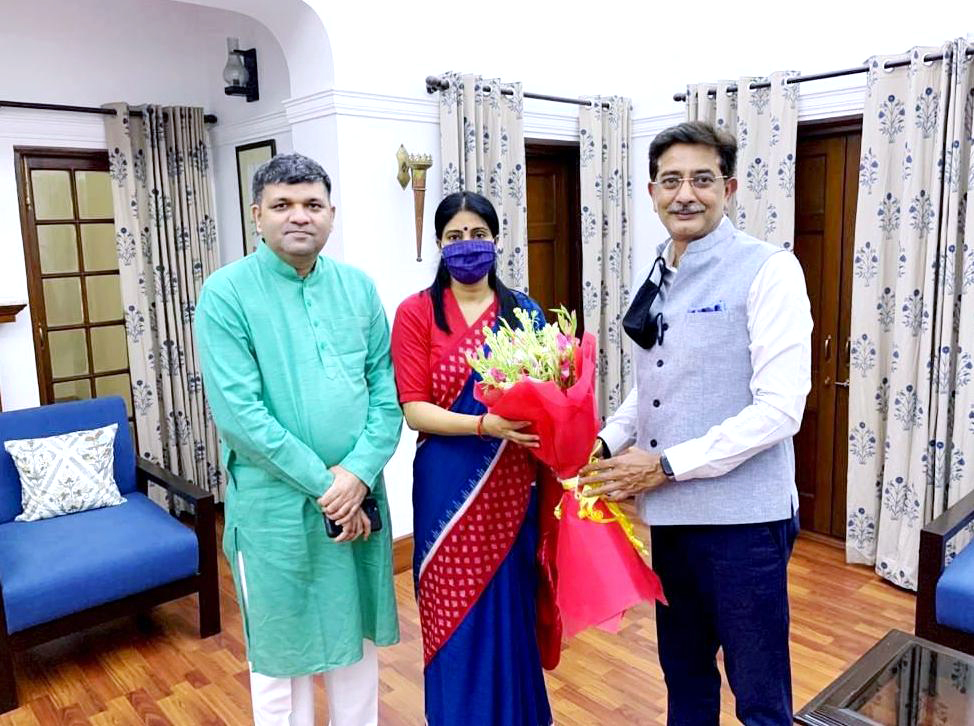 माननीय श्रीमती Anupriya Patel जी, केंद्रीय राज्य मंत्री से मुलाकात – 21-07-2021