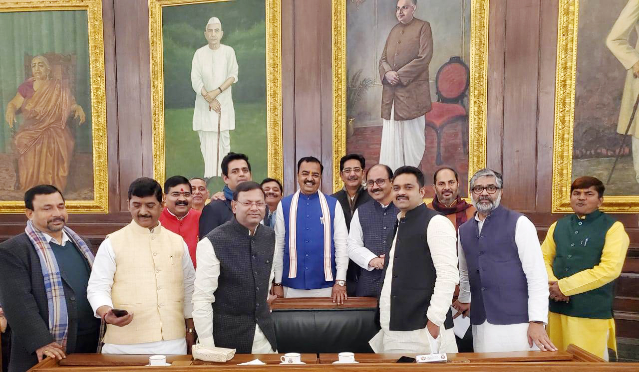 लोकसभा में माननीय Keshav Prasad Maurya एवं अन्य सांसदों के साथ विशेष क्षण